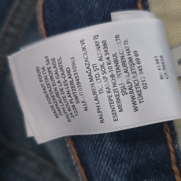 Polo Ralph Lauren The Callen High Rise Slim Jeans Beaded New - Picture 7 of 7